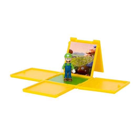 Nintendo Super Mario Movie Mini Luigi Play Figure 1.25 Inch