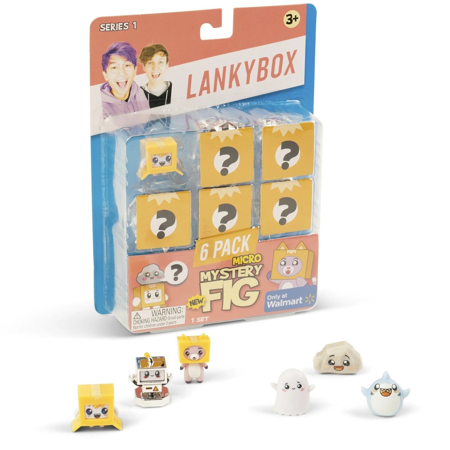 LankyBox Micro Mystery Figs - 6 Pack - Series 1