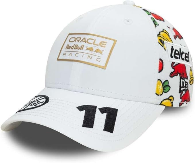 New Era Red Bull Racing F1 9Forty Sergio Perez Las Vegas GP Driver Cap, White, One Size