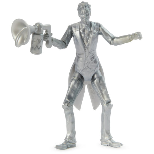 DC Comics: Metallic The Joker Action Figure with 2 Accessories
