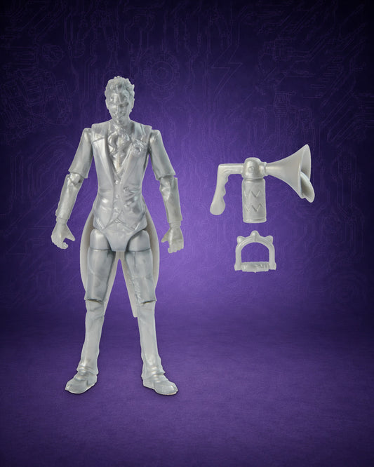 DC Comics: Metallic The Joker Action Figure with 2 Accessories