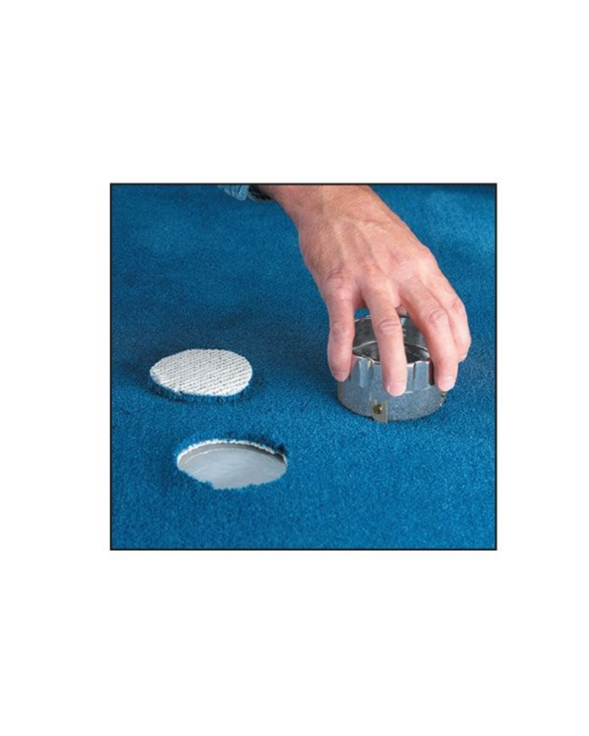 Crain 174 Pro Carpet Repair Tool with 4 Blades & Pivot Pin, 3-1/8" Carpet Cutter