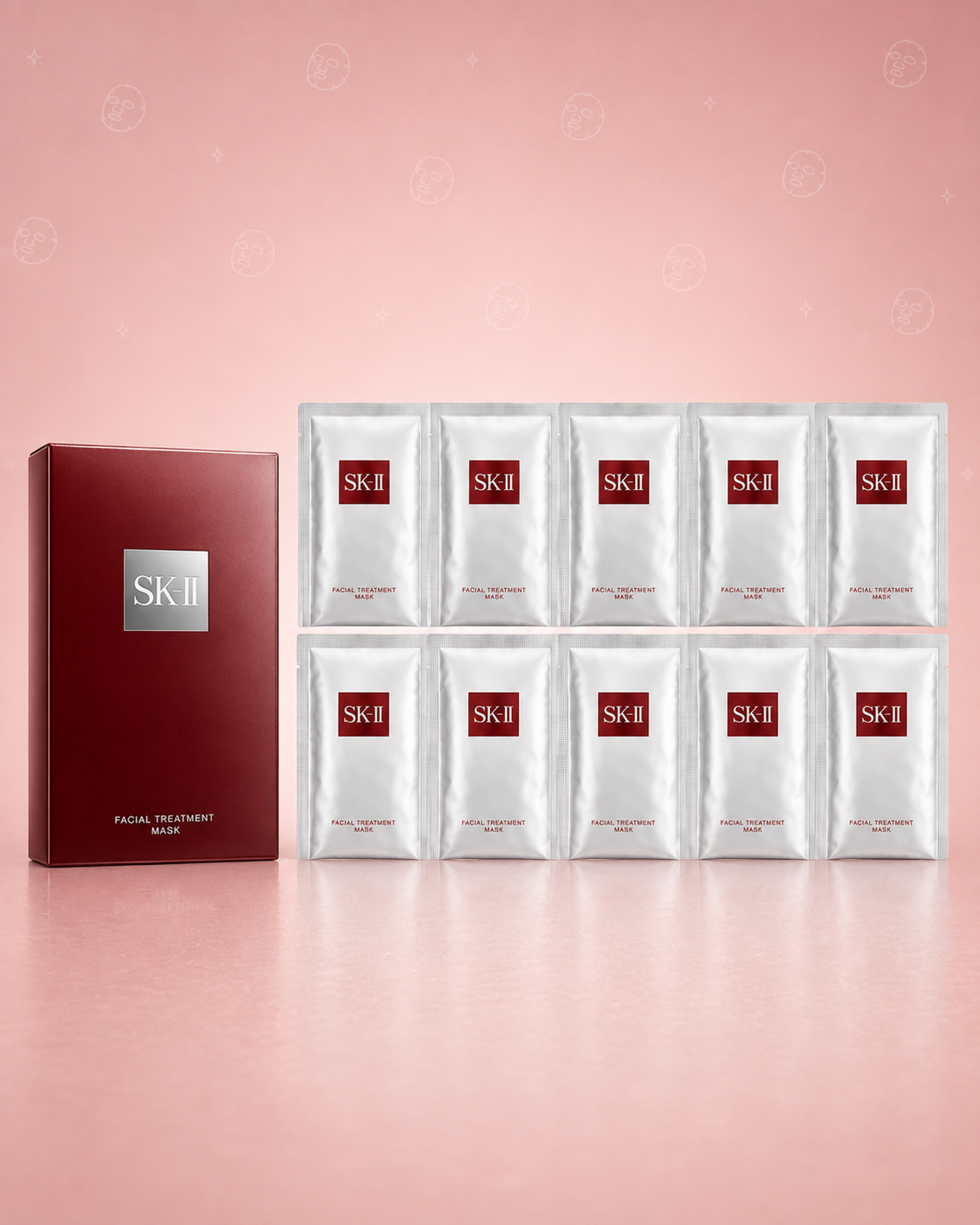 SK-II Facial Treatment Mask with PITERA Essence, 10 Piece Set