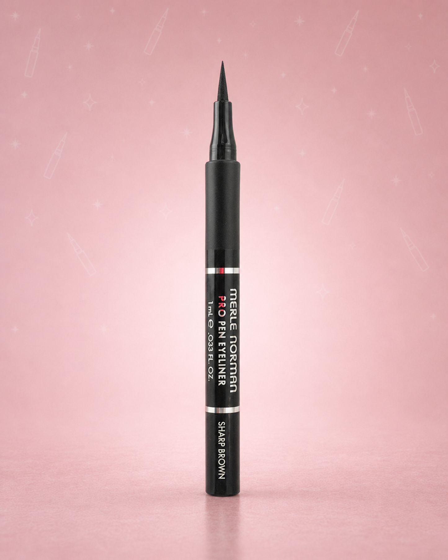 Merle Norman Pro Pen Eyeliner Water Resistant Liquid Liner, Sharp Brown 1ml