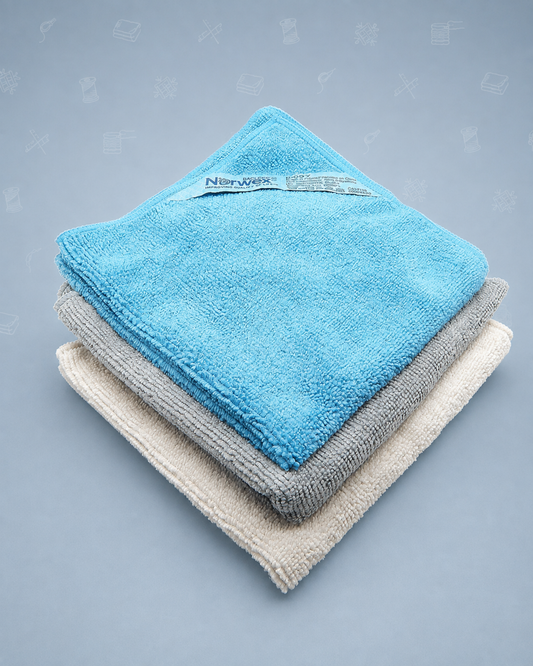 Norwex Body and Face Cloths Coastal 3 Pack - Teal, Graphite, Vanilla