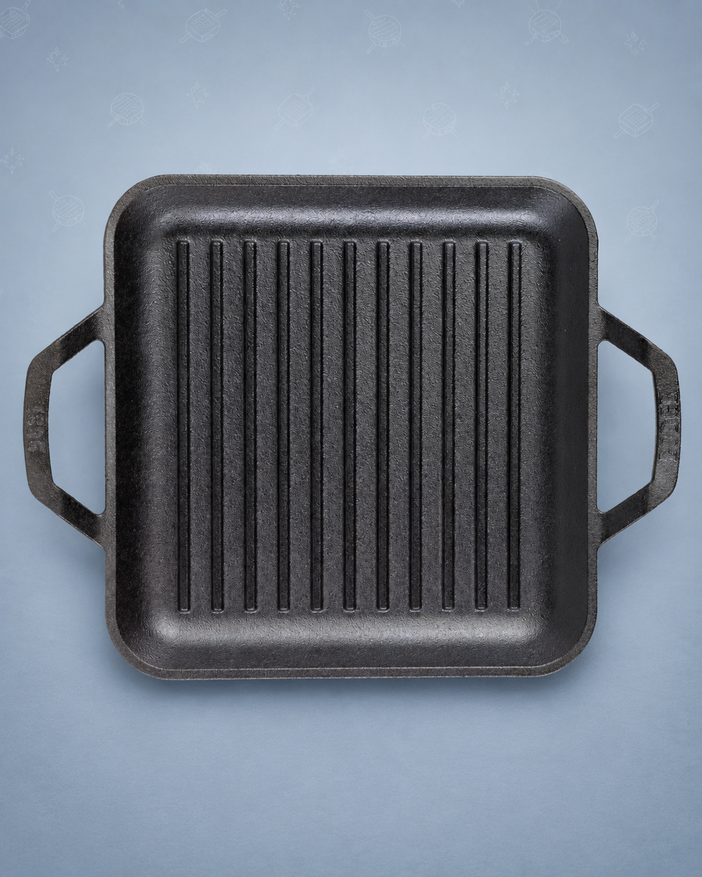 Lodge Cast Iron Square Grill Pan Chef Style, 11 Inch Black
