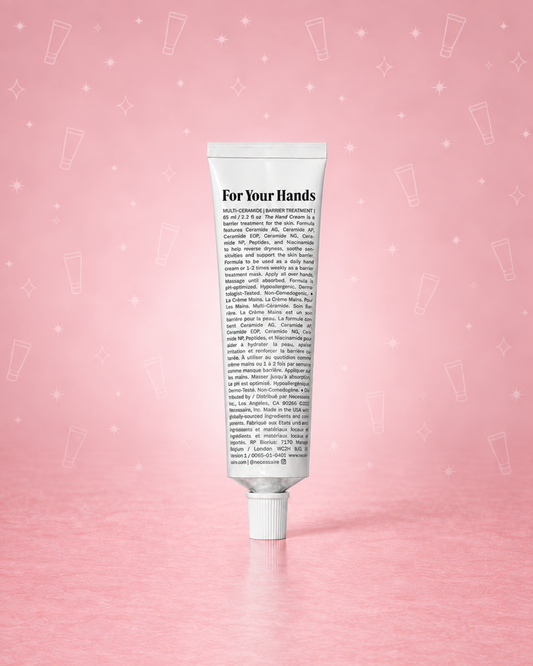 Nécessaire The Hand Cream Fragrance Free Hydrating Hand Lotion with Ceramides & Peptides, 2.2 fl oz