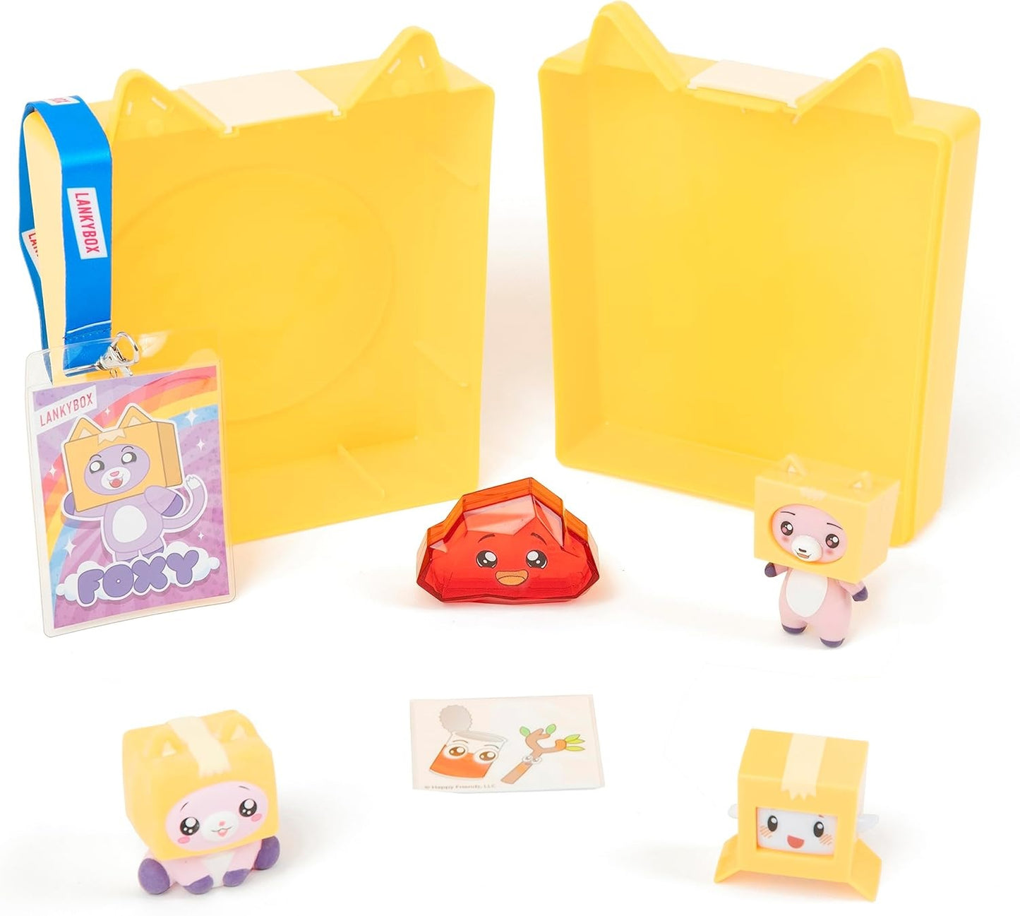 LankyBox Mini Foxy Mystery Box with 9 Exciting Toys to Discover Inside