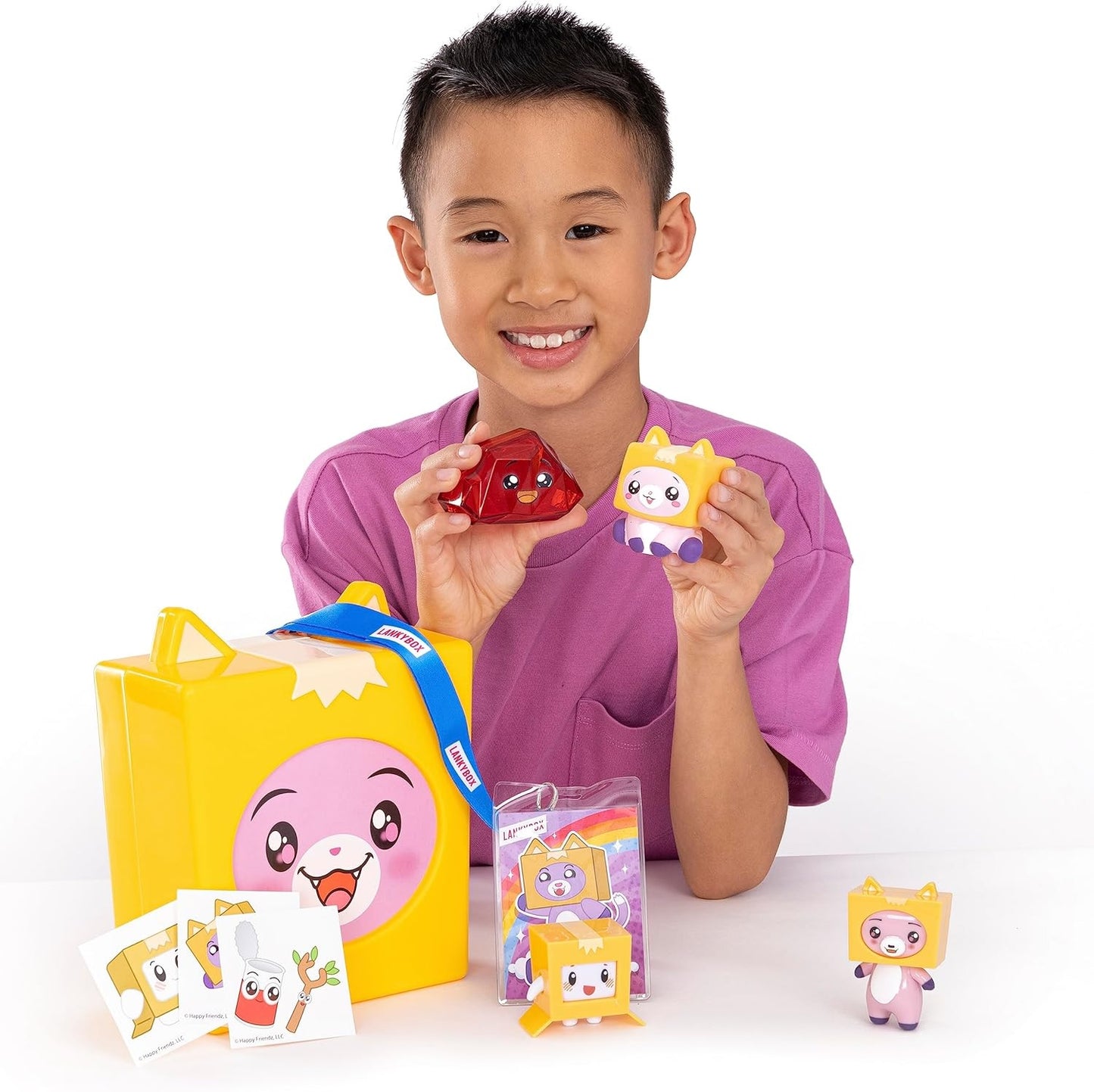 LankyBox Mini Foxy Mystery Box with 9 Exciting Toys to Discover Inside