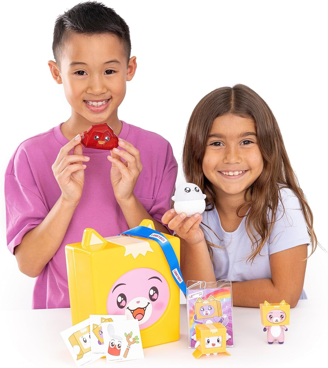 LankyBox Mini Foxy Mystery Box with 9 Exciting Toys to Discover Inside