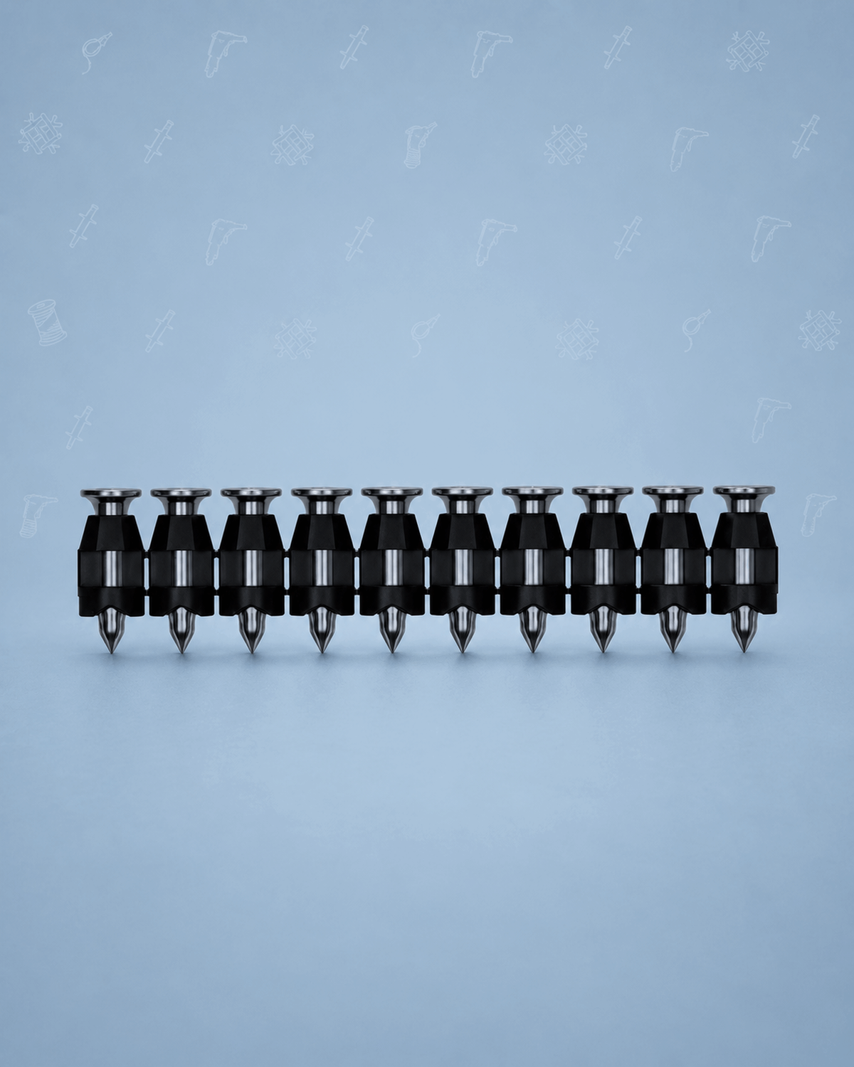 Bosch NM-063 5/8" Zinc Step Shank Steel Pins for GNB18V-12 Concrete Nailer, 1000 Count