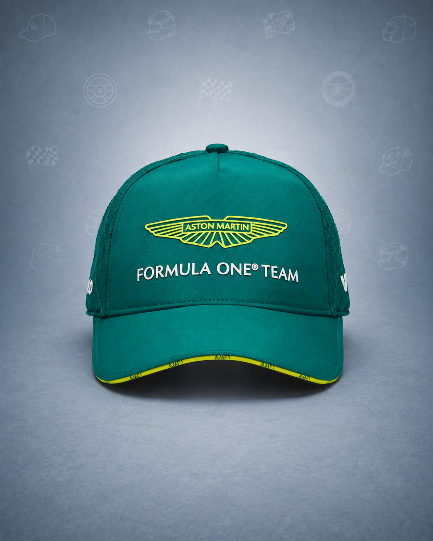 Aston Martin F1 Team Hat 2024, Green Adjustable Unisex Cap