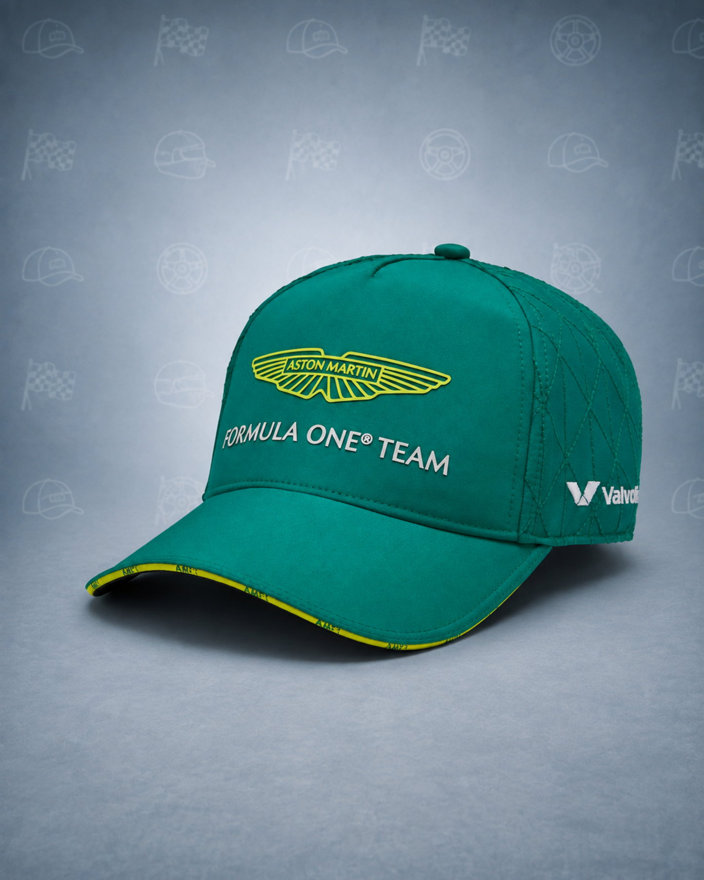 Aston Martin F1 Team Hat 2024, Green Adjustable Unisex Cap