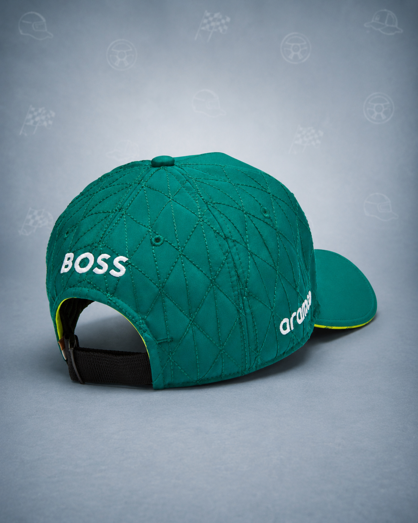 Aston Martin F1 Team Hat 2024, Green Adjustable Unisex Cap