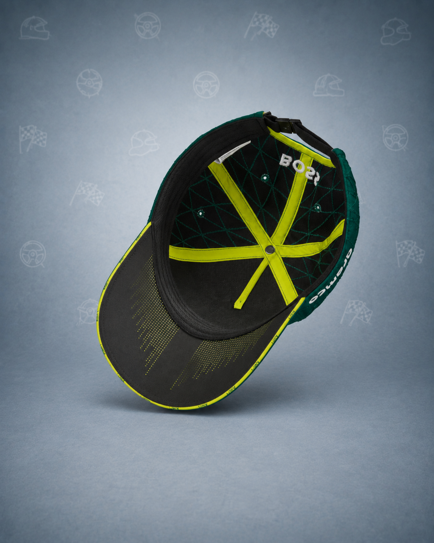 Aston Martin F1 Team Hat 2024, Green Adjustable Unisex Cap