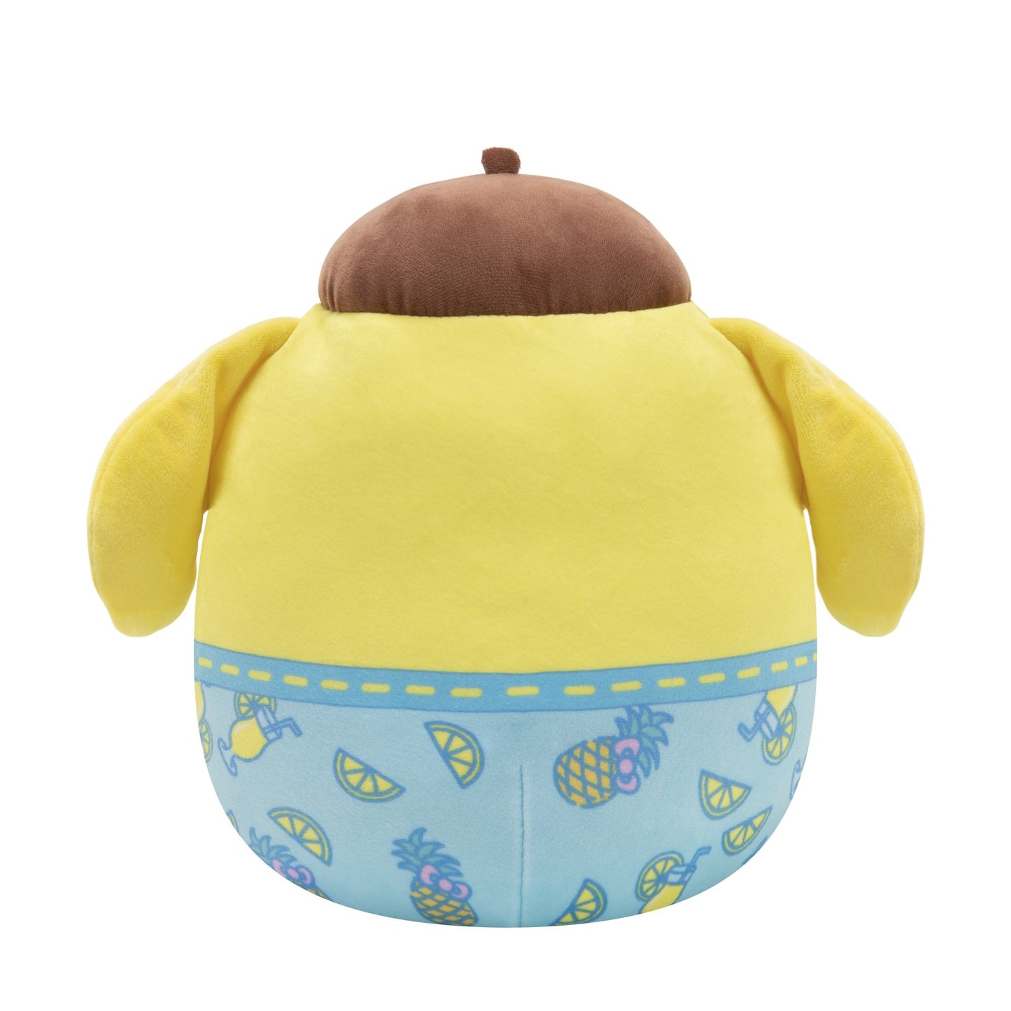 Squishmallows Child's Sanrio Ocean Party Series Yellow Plush Pompompurin Beach, 10 inch