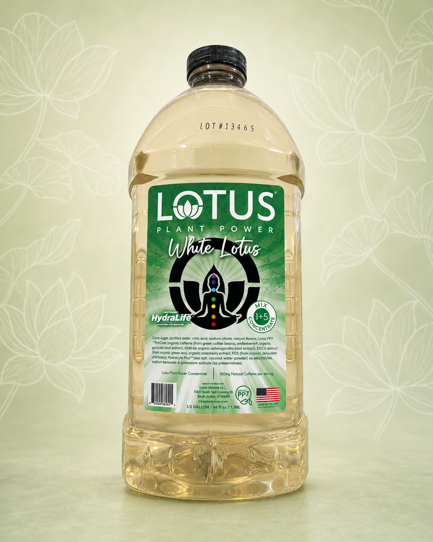 Lotus Plant Power Energy Drink Concentrate PP7 Formula, 64 fl oz