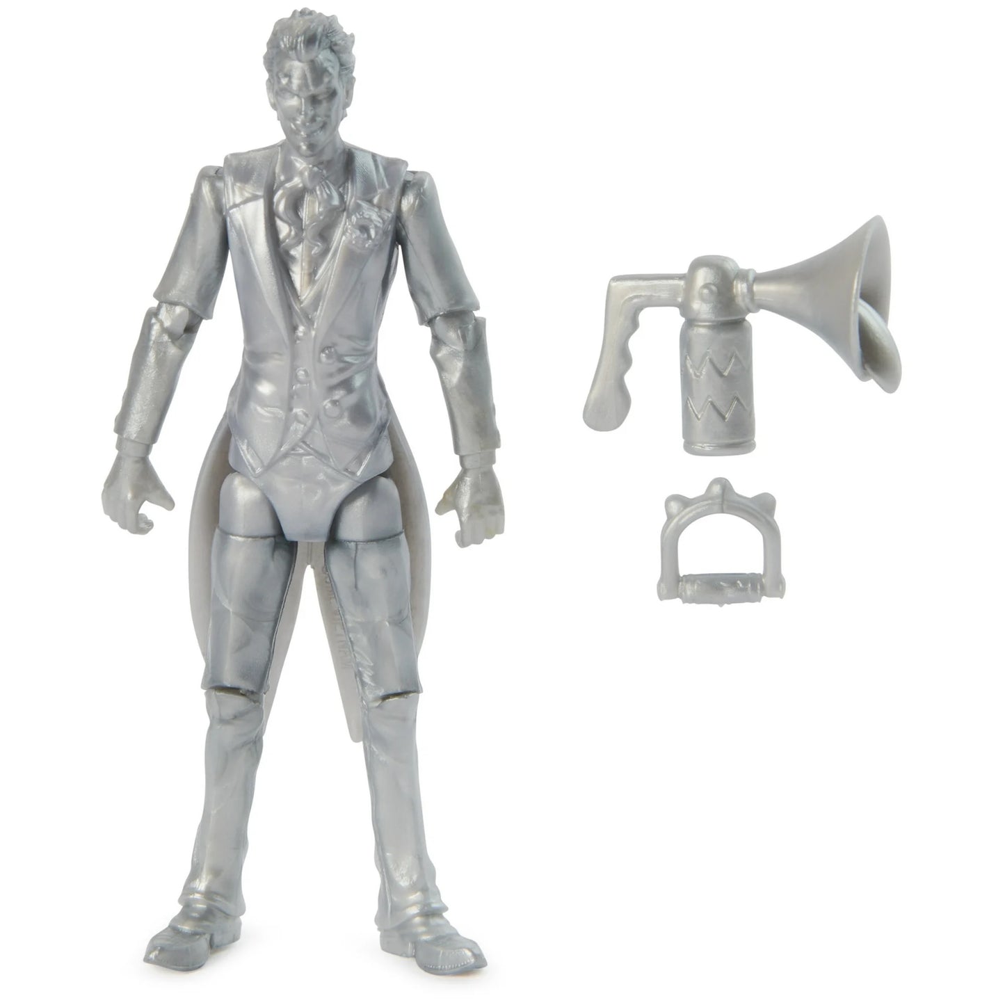 DC Comics: Metallic The Joker Action Figure with 2 Accessories