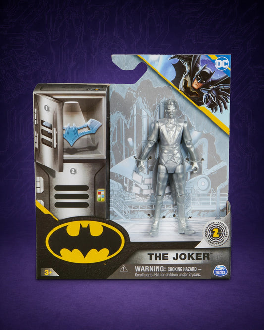 DC Comics: Metallic The Joker Action Figure with 2 Accessories