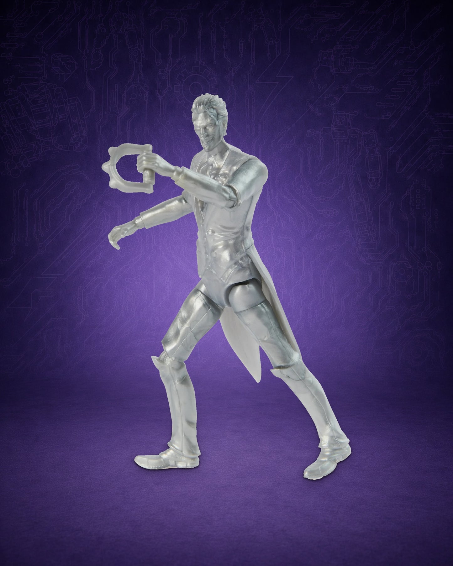 DC Comics: Metallic The Joker Action Figure with 2 Accessories