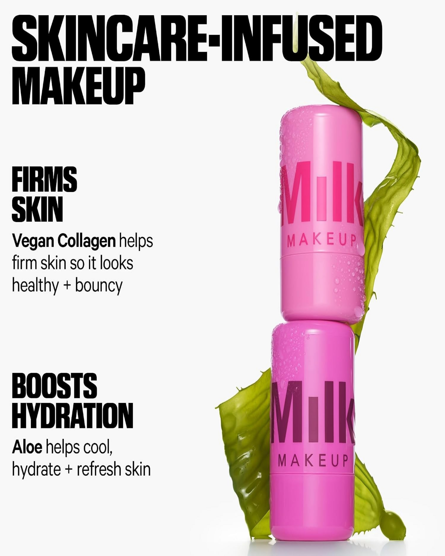Milk Makeup Cooling Water Jelly Tint Lip & Cheek Stain, Chill Red 0.17 oz / 5g