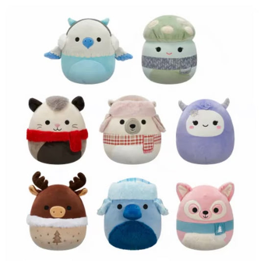 Squishmallows 8" Holiday Christmas Mystery Squad Childrens Plush Stuffed Animal - 1 Pack Only