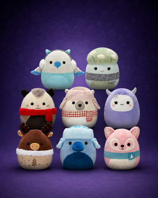 Squishmallows 8" Holiday Christmas Mystery Squad Children's Plush Stuffed Animal - 1 Plush Only, 1 of 8 Random Styles