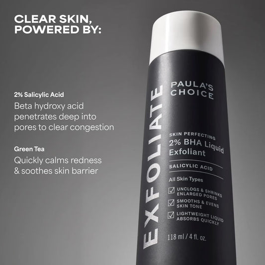 Paula's Choice Skin Perfecting 2% BHA Liquid Salicylic Acid Exfoliant, 118 ml