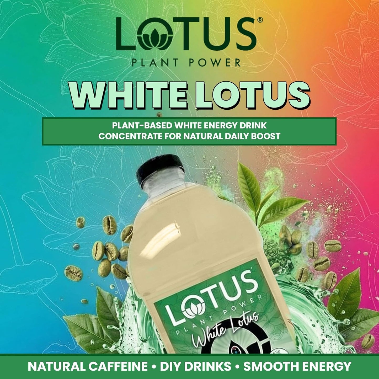 Lotus Plant Power Energy Drink Concentrate PP7 Formula, 64 fl oz